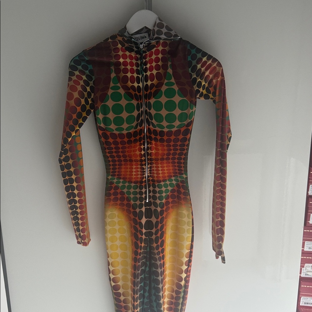 Jean Paul Gaultier Vibrant Patterned Jumpsuit